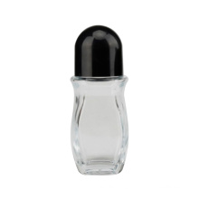 Custom Latest Design 30 ml 50 ml Refillable Clear Deodorant Roller Glass Roll On Bottle